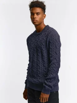 GATE Sweter w strukturalny wzór| Swetry I Bluzy·Swetry