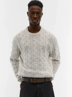 GATE Sweter w strukturalny wzór| Swetry I Bluzy·Swetry