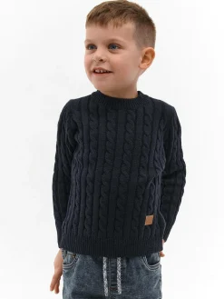 GATE Sweter w warkocze|Dzieci Chłopcy·Swetry