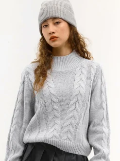 GATE Sweter w warkocze| Swetry I Bluzy·Swetry