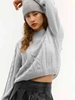 GATE Sweter w warkocze| Swetry I Bluzy·Swetry