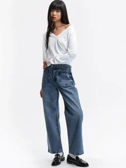 GATE Sweter z dekoltem w serek| Swetry I Bluzy·Swetry