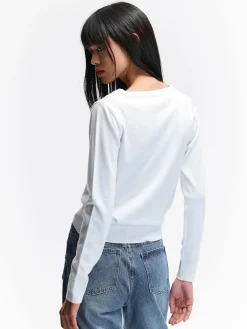 GATE Sweter z dekoltem w serek| Swetry I Bluzy·Swetry