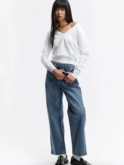 GATE Sweter z dekoltem w serek| Swetry I Bluzy·Swetry