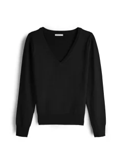 GATE Sweter z dekoltem w serek| Swetry I Bluzy·Swetry