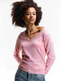 GATE Sweter z dekoltem w serek| Swetry I Bluzy·Swetry