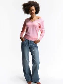 GATE Sweter z dekoltem w serek| Swetry I Bluzy·Swetry