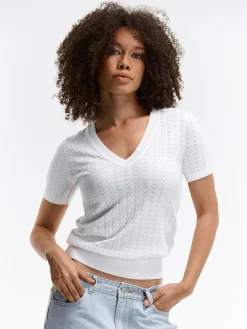 GATE Sweter z dekoltem w serek| Swetry I Bluzy·Swetry