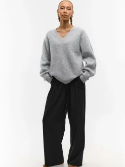 GATE Sweter z dekoltem w serek| Swetry I Bluzy·Swetry