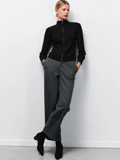 GATE Sweter z żebrowanej dzianiny| Swetry I Bluzy·Swetry