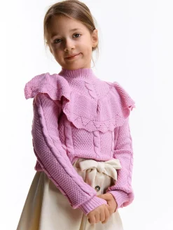 GATE Sweter z falbanką|Dzieci Dziewczynki·Swetry