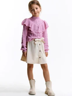 GATE Sweter z falbanką|Dzieci Dziewczynki·Swetry