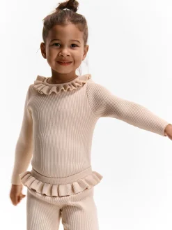 GATE Sweter z falbanką|Dzieci Dziewczynki·Swetry