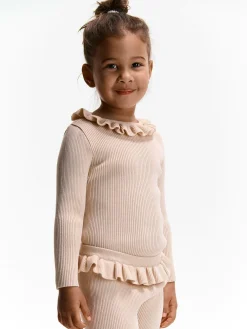 GATE Sweter z falbanką|Dzieci Dziewczynki·Swetry