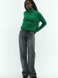 GATE Sweter z golfem w warkocze| Swetry I Bluzy·Swetry|Koszulki I Topy·Golfy