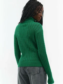 GATE Sweter z golfem w warkocze| Swetry I Bluzy·Swetry|Koszulki I Topy·Golfy