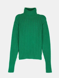 GATE Sweter z golfem w warkocze| Swetry I Bluzy·Swetry|Koszulki I Topy·Golfy