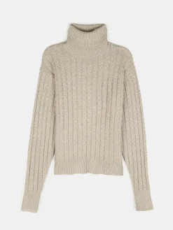 GATE Sweter z golfem w warkocze| Koszulki I Topy·Golfy|Swetry I Bluzy·Swetry