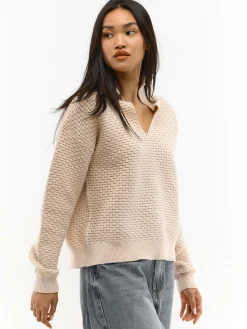 GATE Sweter z kołnierzykiem polo| Swetry I Bluzy·Swetry