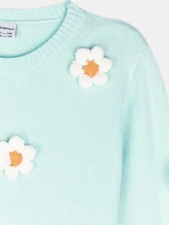 GATE Sweter z kwiatowym wzorem|Dzieci Dziewczynki·Swetry