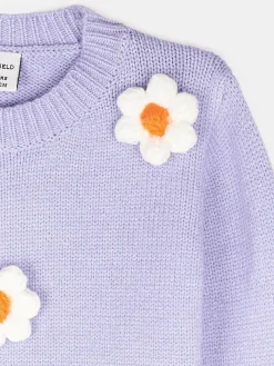 GATE Sweter z kwiatowym wzorem|Dzieci Dziewczynki·Swetry