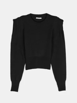 GATE Sweter z marszczonymi rękawami| Swetry I Bluzy·Swetry