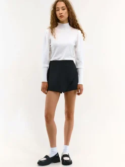 GATE Sweter z marszczonymi rękawami| Koszulki I Topy·Golfy|Swetry I Bluzy·Swetry