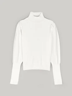 GATE Sweter z marszczonymi rękawami| Koszulki I Topy·Golfy|Swetry I Bluzy·Swetry