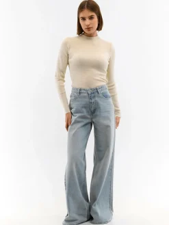 GATE Sweter z metaliczną nitką| Swetry I Bluzy·Swetry