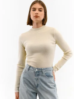 GATE Sweter z metaliczną nitką| Swetry I Bluzy·Swetry