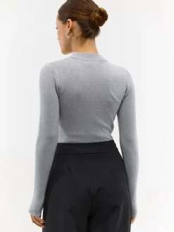 GATE Sweter z metaliczną nitką| Swetry I Bluzy·Swetry