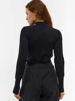 GATE Sweter z perełkami na rękawach| Koszulki I Topy·Golfy|Swetry I Bluzy·Swetry