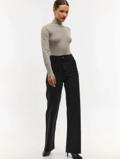 GATE Sweter z perełkami na rękawach| Koszulki I Topy·Golfy|Swetry I Bluzy·Swetry