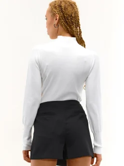 GATE Sweter z perełkami na rękawach| Koszulki I Topy·Golfy|Swetry I Bluzy·Swetry