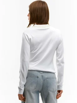 GATE Sweter z perłowym kołnierzem| Swetry I Bluzy·Swetry