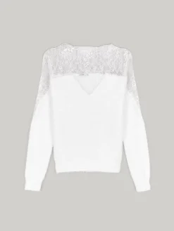 GATE Sweterr z koronką| Swetry I Bluzy·Swetry