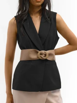 GATE Szeroki skórzany pasek| Akcesoria·Paski