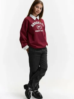 GATE Szerokie dżinsy spadochrony dla dziewczynki|Dzieci Dziewczynki·Spodnie I Legginsy