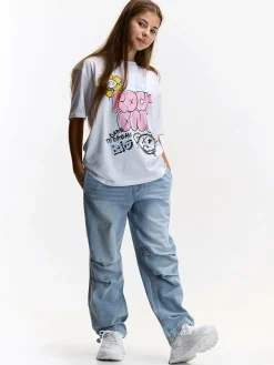 GATE Szerokie dżinsy spadochrony dla dziewczynki|Dzieci Dziewczynki·Spodnie I Legginsy