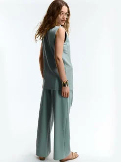 GATE Szerokie elastyczne spodnie| Spodnie·Spodnie