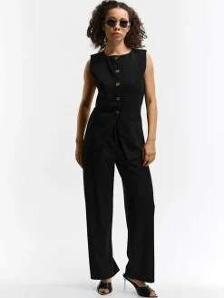 GATE Szerokie elastyczne spodnie| Spodnie·Spodnie