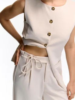 GATE Szerokie elastyczne spodnie| Spodnie·Spodnie