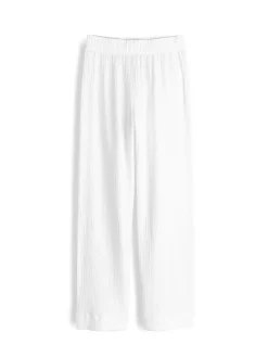 GATE Szerokie muślinowe spodnie| Spodnie·Spodnie