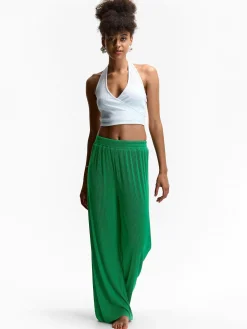 GATE Szerokie, plisowane spodnie| Spodnie·Spodnie