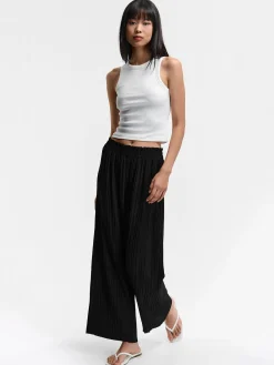 GATE Szerokie, plisowane spodnie| Spodnie·Spodnie