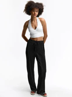 GATE Szerokie, plisowane spodnie| Spodnie·Spodnie