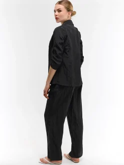 GATE Szerokie, przykucnięte spodnie| Spodnie·Spodnie