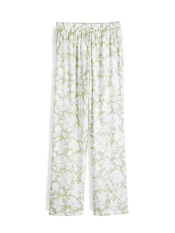 GATE Szerokie satynowe spodnie| Spodnie·Spodnie