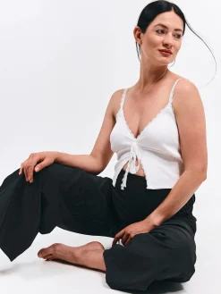 GATE Szerokie spodnie ciążowe| Spodnie·Spodnie|Maternity