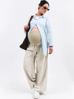 GATE Szerokie spodnie ciążowe| Spodnie·Spodnie|Maternity